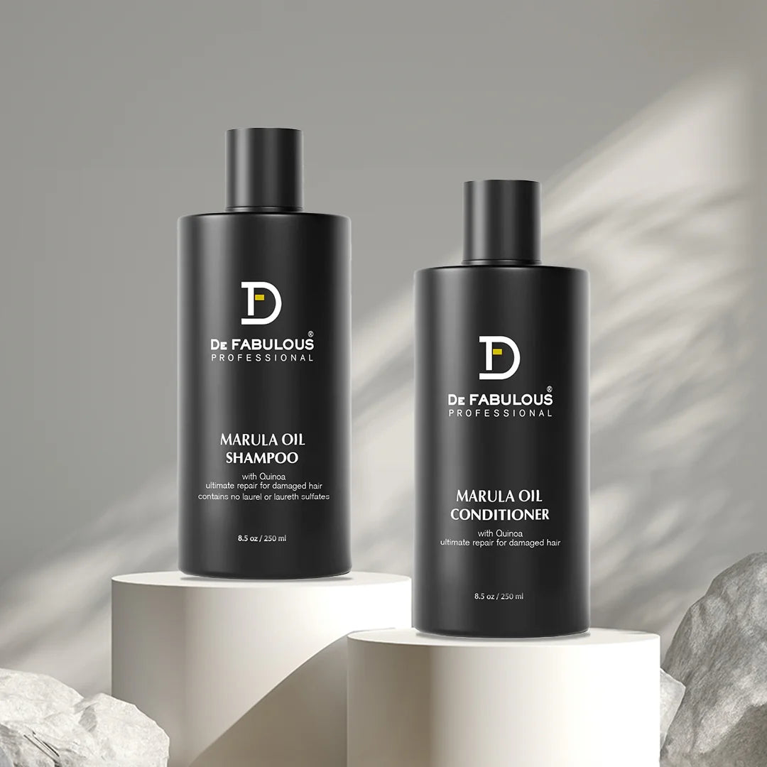 De Fabulous Marula Oil Shampoo & Conditioner Duo Sulphate-Free 250ml Each