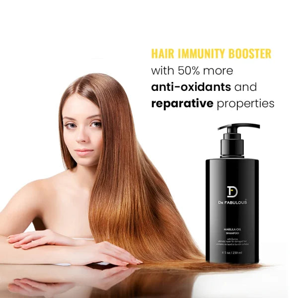 De Fabulous Marula Oil Shampoo Sulphate-Free for Dry & Damaged Hair 250ml