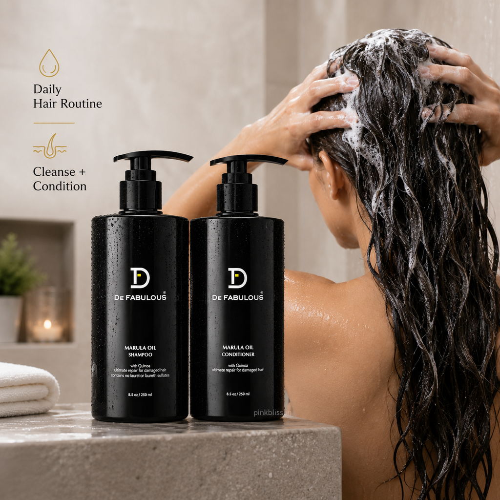 De Fabulous Marula Oil Shampoo & Conditioner Duo Sulphate-Free 250ml Each
