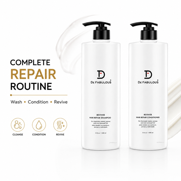 De Fabulous Reviver Hair Repair Shampoo & Conditioner Combo 1000ml Each