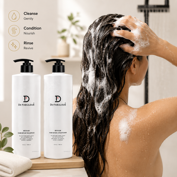 De Fabulous Reviver Hair Repair Shampoo & Conditioner Combo 1000ml Each
