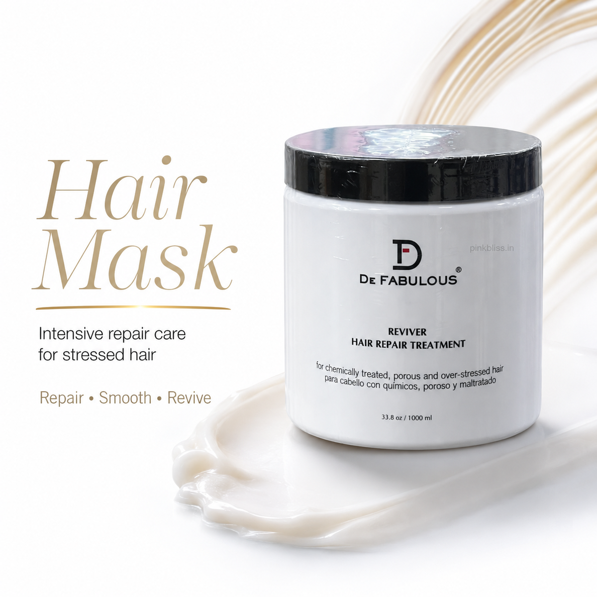 De Fabulous Reviver Hair Repair Treatment Mask 1000ml