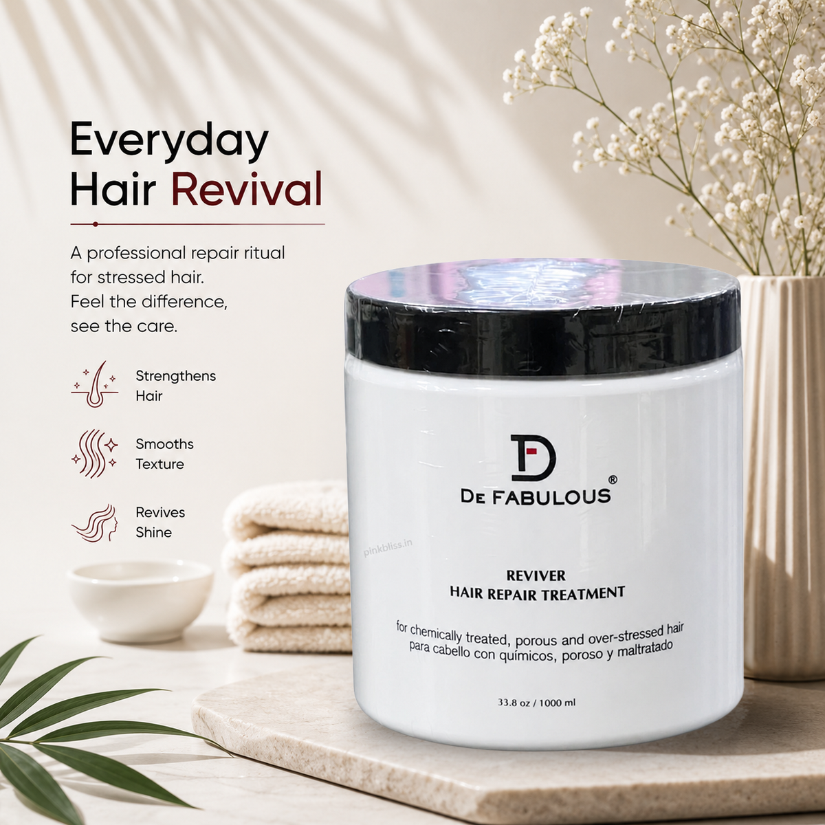 De Fabulous Reviver Hair Repair Treatment Mask 1000ml