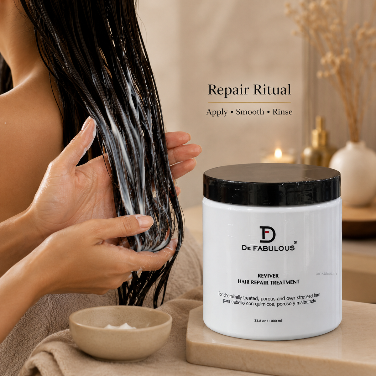 De Fabulous Reviver Hair Repair Treatment Mask 1000ml