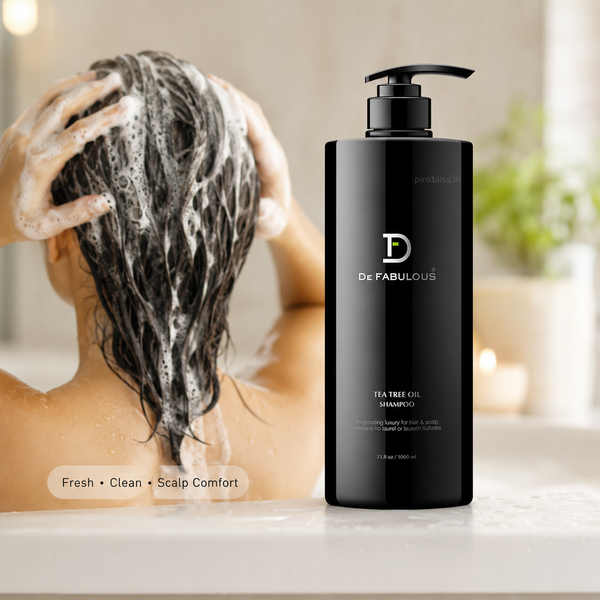 De Fabulous Tea Tree Oil Sulphate-Free Shampoo for Scalp Health 1000ml