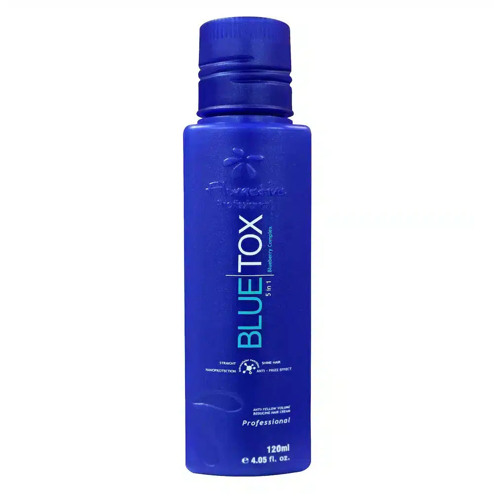 Floractive Profissional W One Bluetox 5 In 1 Blueberry Treatment 120ml | Anti-Frizz Hair Smoothing & Toning Treatment for Chemically Treated Hair