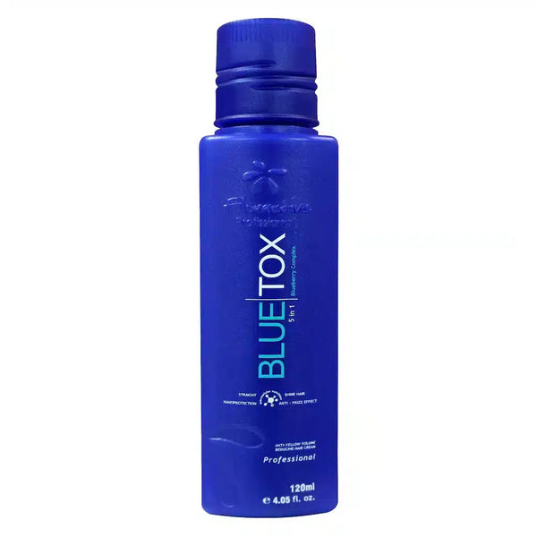 Floractive Profissional W One Bluetox 5 In 1 Blueberry Treatment 120ml | Anti-Frizz Hair Smoothing & Toning Treatment for Chemically Treated Hair