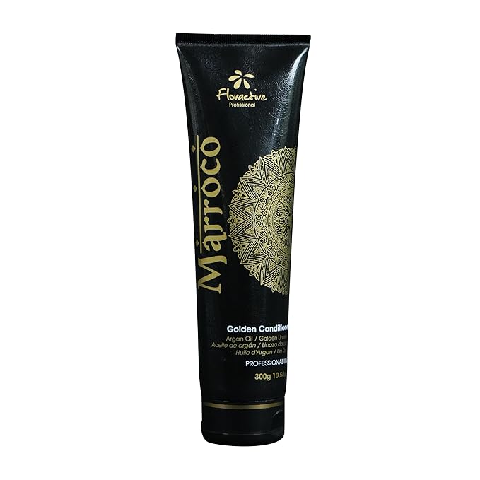 Floractive Professional Marroco Golden Conditioner 300ml | Hydrating Conditioner for Dry, Frizzy & Chemically Treated Hair