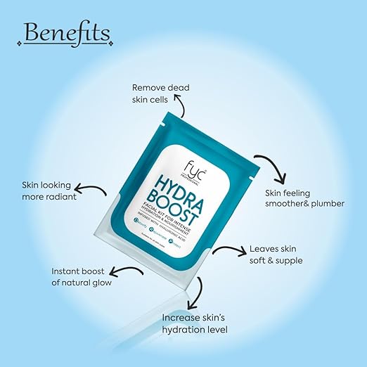 FYC Professional Hydra Boost Facial Kit For Deep Hydration & Glowing Skin 185g