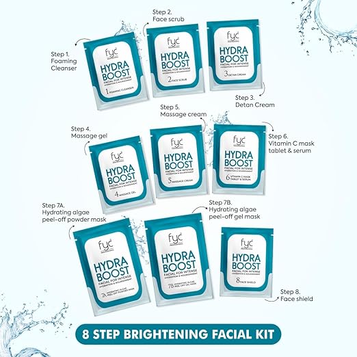 FYC Professional Hydra Boost Facial Kit For Deep Hydration & Glowing Skin 185g