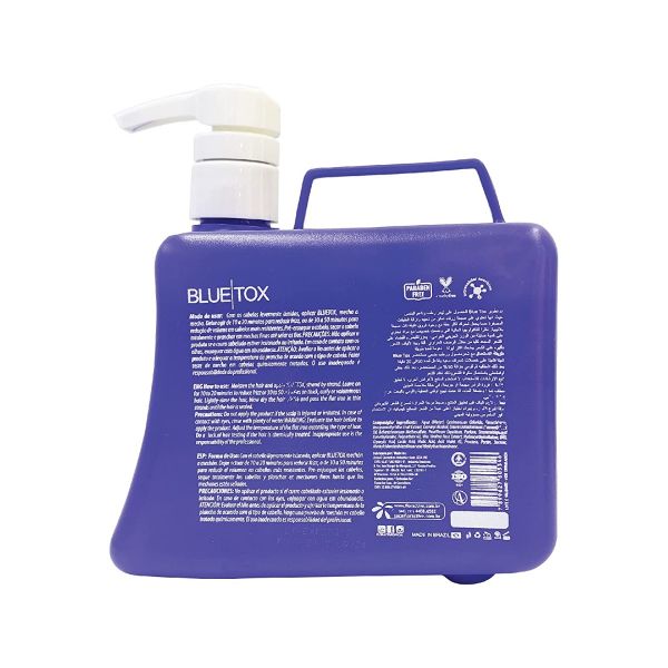 Floractive Profissional W One Bluetox 5 In 1 Blueberry Treatment 1kg | Anti-Frizz Hair Smoothing, Toning & Volume Control Treatment