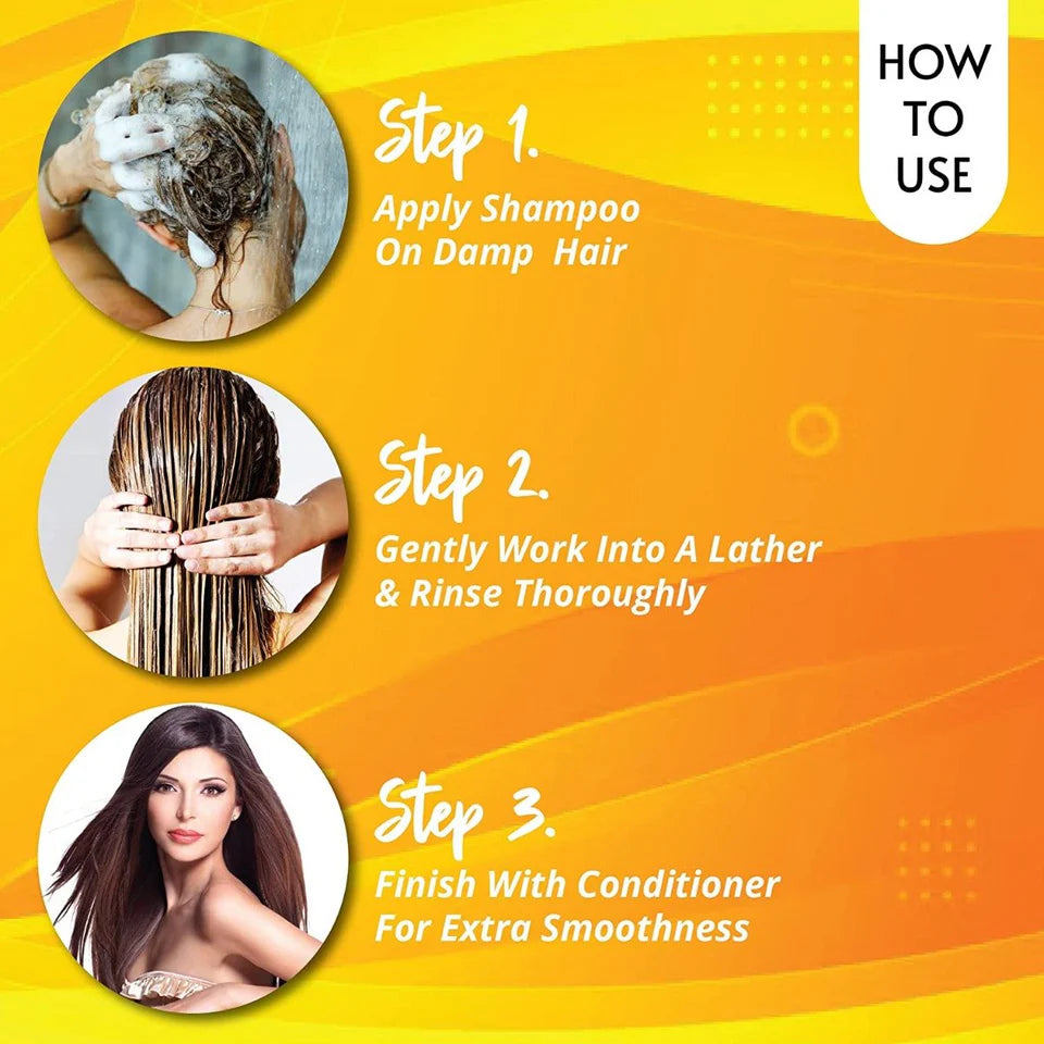 Floractive Profissional Marroco Golden Plus Shampoo 250ml | Hydrating Shampoo for Dry, Frizzy & Chemically Treated Hair