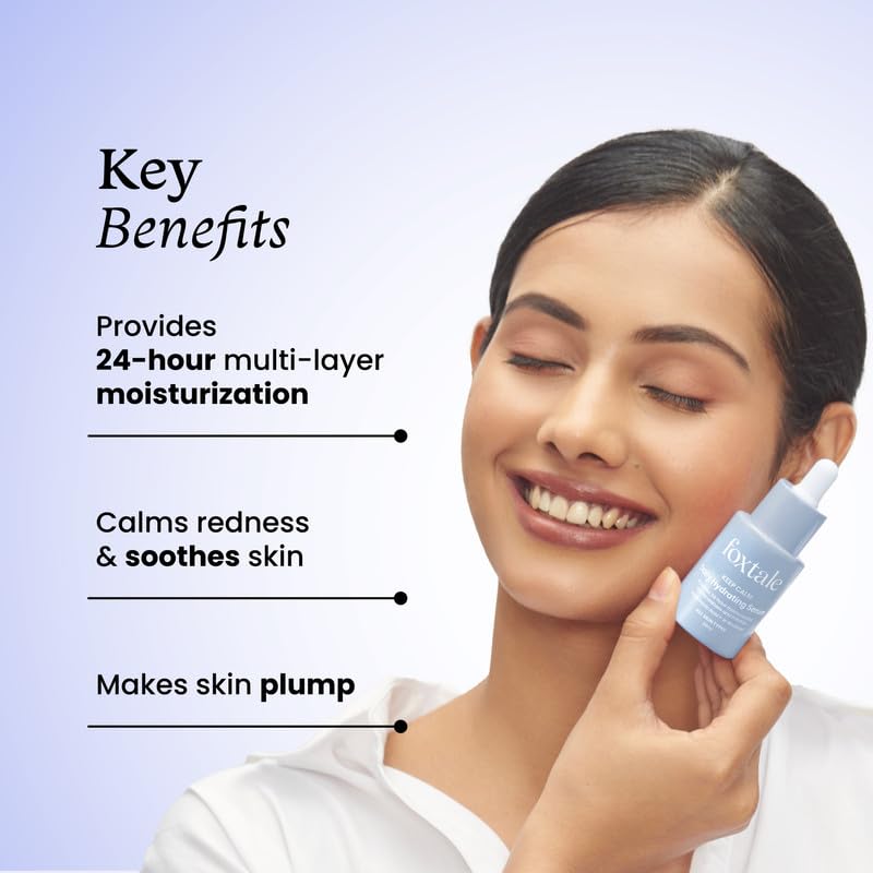 Foxtale Hydrating Serum with Hyaluronic Acid & Hydration Boosters 30ml