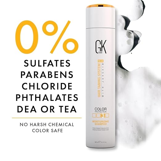 GK Hair Moisturizing Shampoo For Dry, Frizzy & Color-Treated Hair 300ml