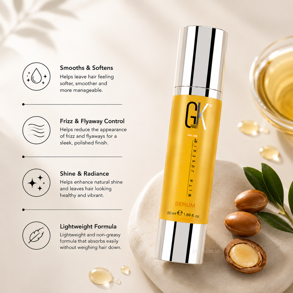 GK Hair Argan Oil Serum For Dry, Frizzy & Unmanageable Hair 50ml