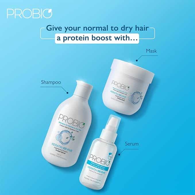 Godrej Professional Probio Keratin Revive Shine Serum For Frizzy, Dry & Damaged Hair 100ml