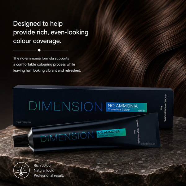 Godrej Professional Dimension No Ammonia Hair Colour No. 3 Brown For Grey Coverage 70g