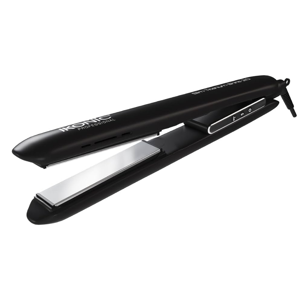 IKONIC Slim Titanium Shine 2.0 Hair Straightener For Smooth, Shiny & Frizz-Free Styling