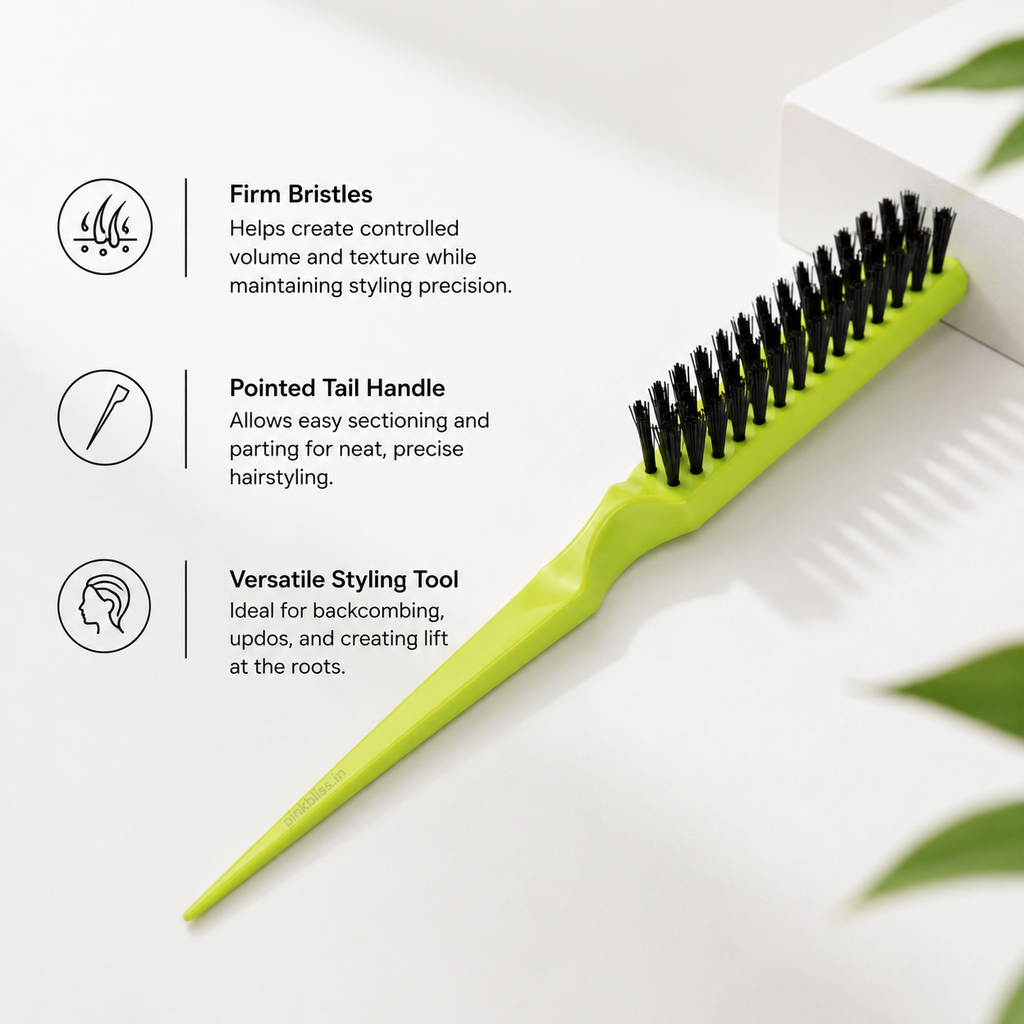 IKONIC Teasing Brush Green For Volume, Backcombing & Hair Sectioning