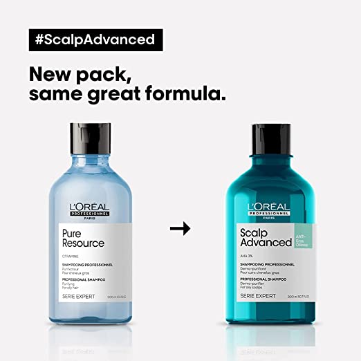 L'Oréal Professionnel Scalp Advanced Anti-Oiliness Shampoo 300ml for Oily Scalp