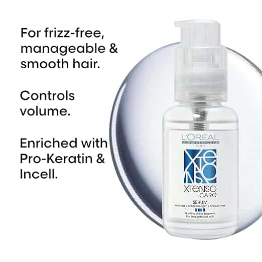 L'Oréal Professionnel Xtenso Care Leave-In Serum 50ml for Frizz-Free & Smooth Hair