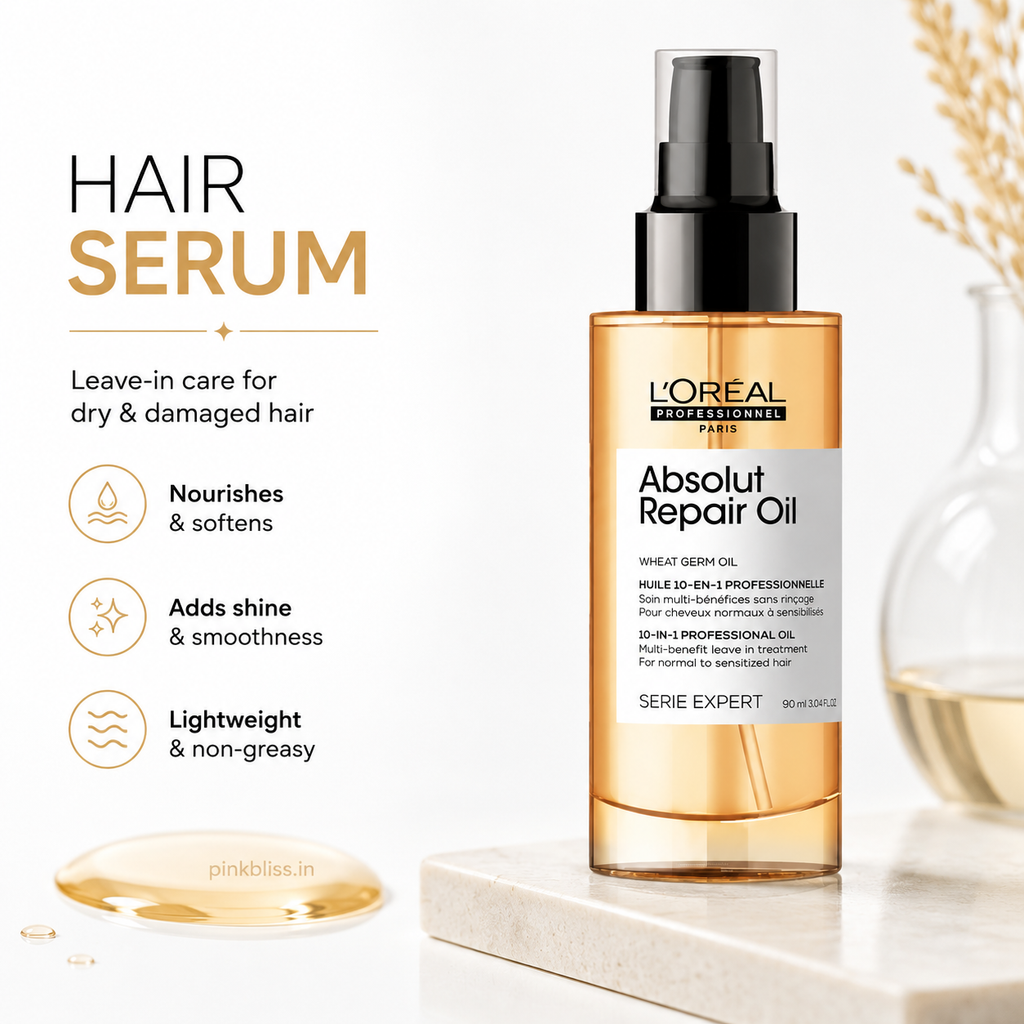 L'Oréal Professionnel Absolut Repair 10-in-1 Hair Oil Serum for Dry & Damaged Hair 90ml