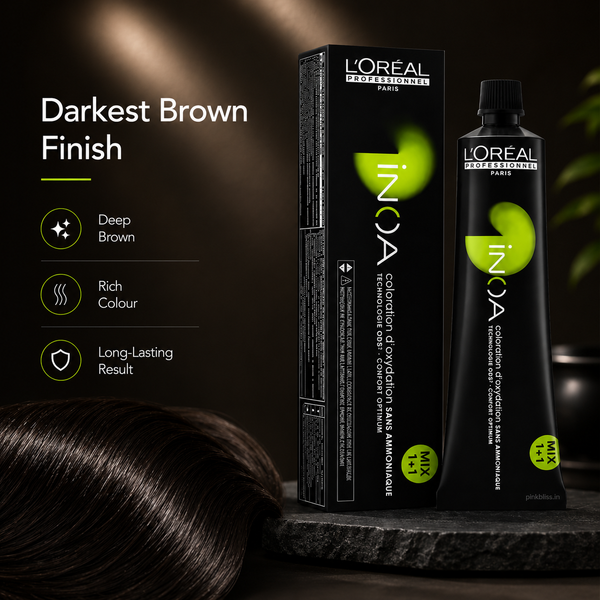 L'Oréal Professionnel INOA 2 Darkest Brown Ammonia-Free Permanent Hair Colour 60g