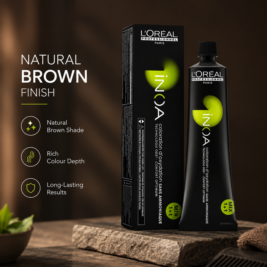 L'Oréal Professionnel INOA 4 Natural Brown Ammonia-Free Permanent Hair Colour 60g