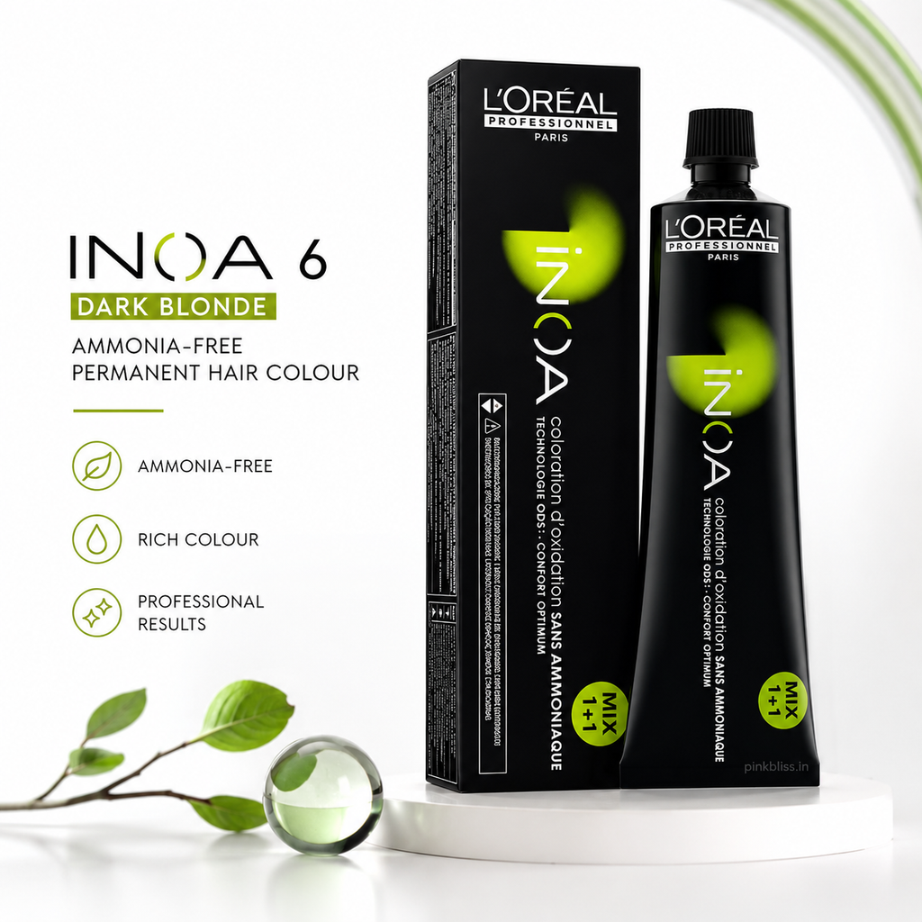 L'Oréal Professionnel INOA 6 Dark Blonde Ammonia-Free Permanent Hair Colour 60g