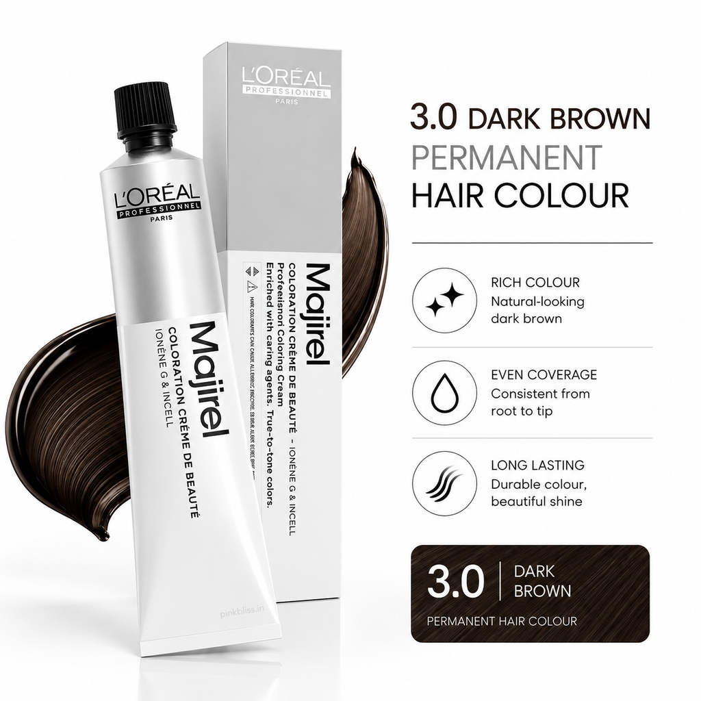 L'Oréal Professionnel Majirel 3.0 Dark Brown Hair Colour 100g