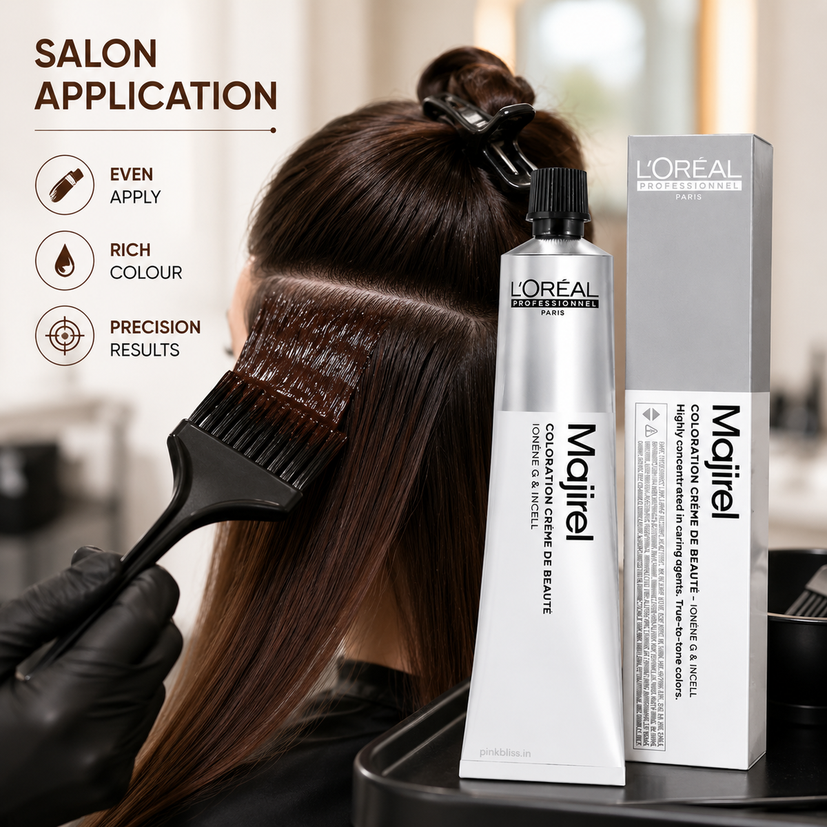 L'Oréal Professionnel Majirel 5.15 Mahogany Ash Light Brown Hair Colour