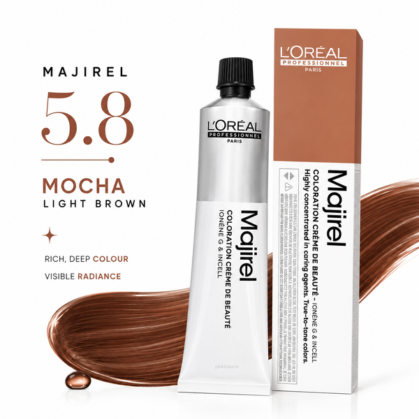 L'Oréal Professionnel Majirel 5.8 Mocha Light Brown Permanent Hair Colour