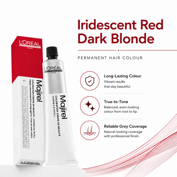 L'Oréal Professionnel Majirel 6.62 Iridescent Red Dark Blonde Permanent Hair Colour 50ml