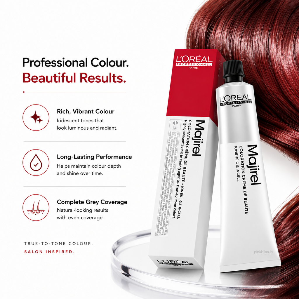 L'Oréal Professionnel Majirel 6.62 Iridescent Red Dark Blonde Permanent Hair Colour 50ml