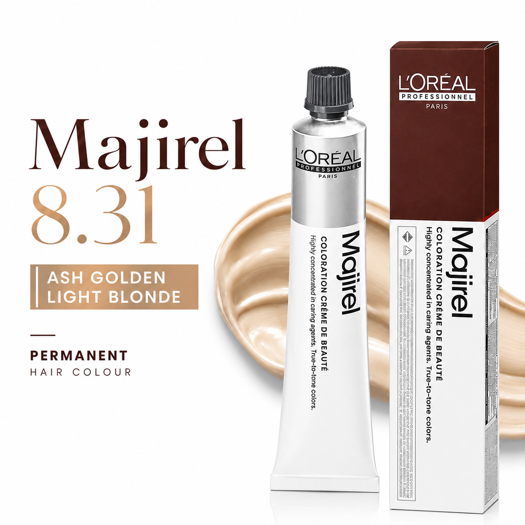 L'Oréal Professionnel Majirel 8.31 Ash Golden Light Blonde Hair Colour
