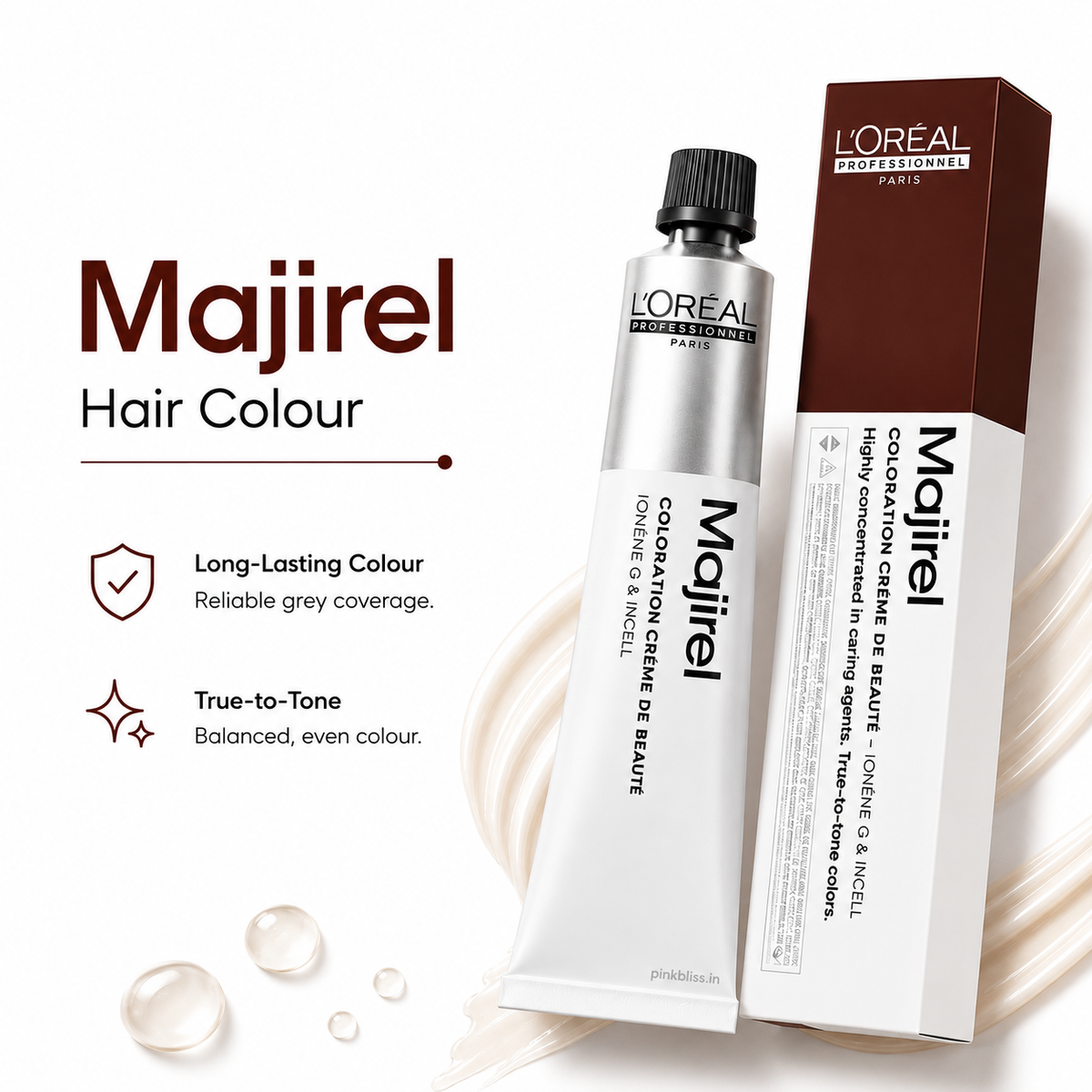 L'Oréal Professionnel Majirel 8.31 Ash Golden Light Blonde Hair Colour