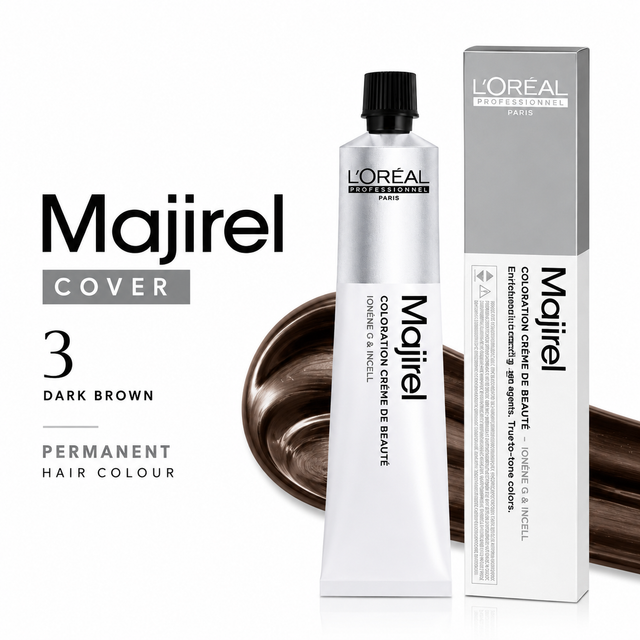 L'Oréal Professionnel Majirel Cover 3 Dark Brown Hair Colour
