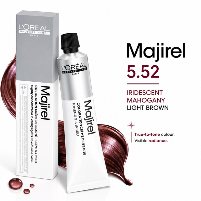 L'Oréal Professionnel Majirel 5.52 Iridescent Mahogany Light Brown Permanent Hair Colour