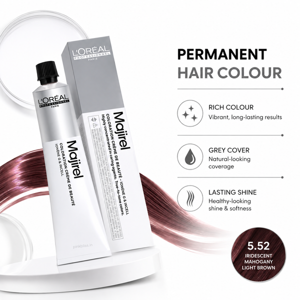 L'Oréal Professionnel Majirel 5.52 Iridescent Mahogany Light Brown Permanent Hair Colour