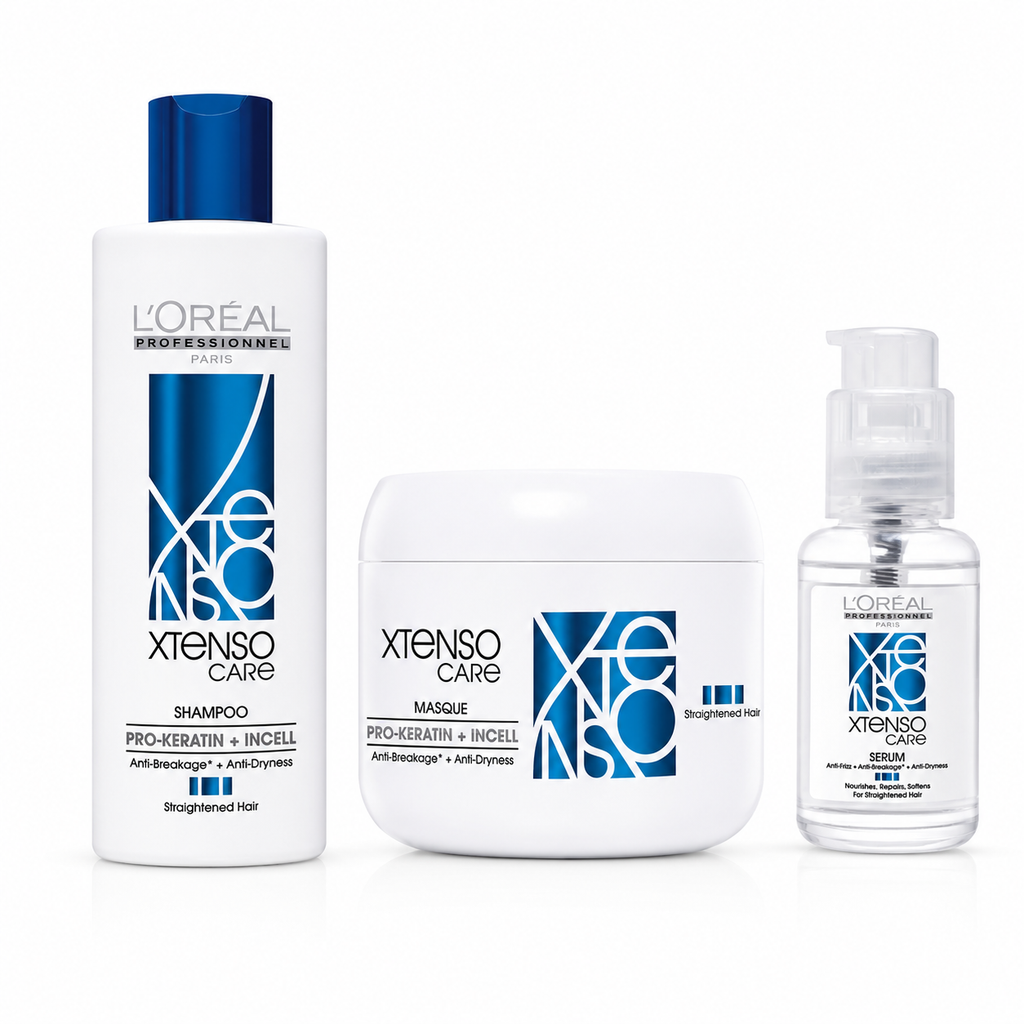 L'Oréal Professionnel Xtenso Care Shampoo, Mask & Serum Trio (250ml + 196g + 50ml)