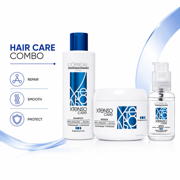 L'Oréal Professionnel Xtenso Care Shampoo, Mask & Serum Trio (250ml + 196g + 50ml)