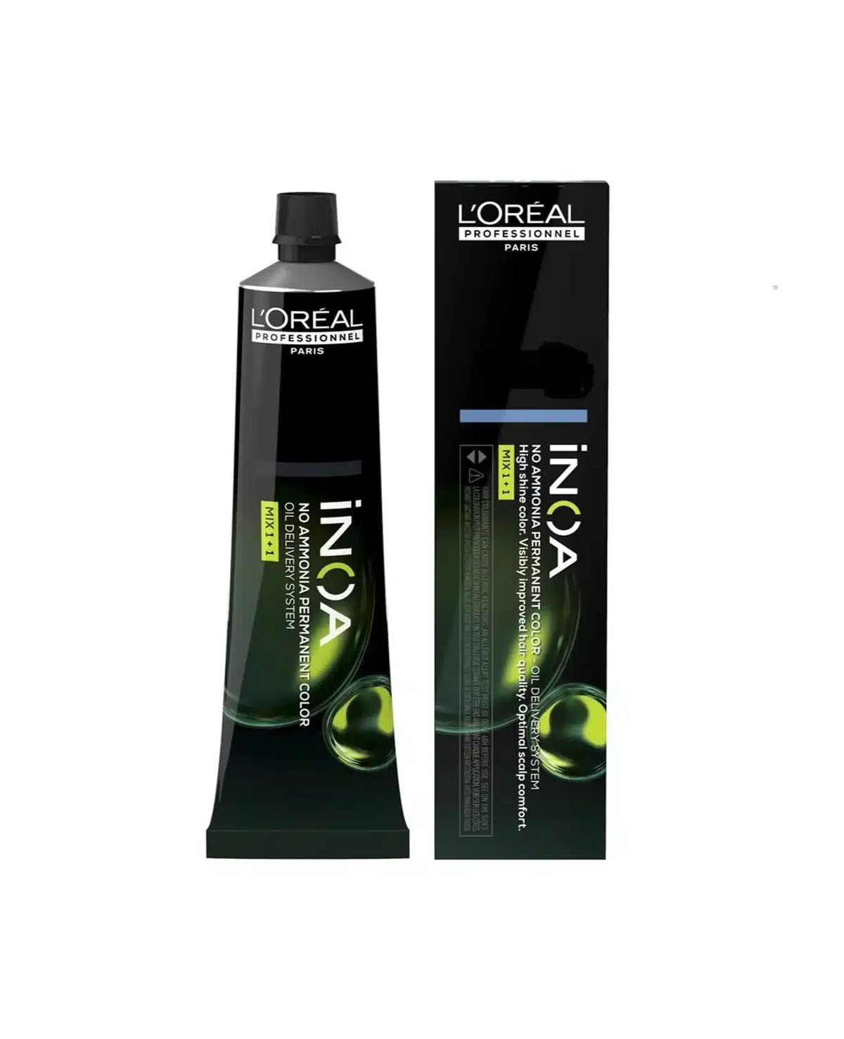 L'Oréal Professionnel INOA 1 Black Ammonia-Free Permanent Hair Colour 60g