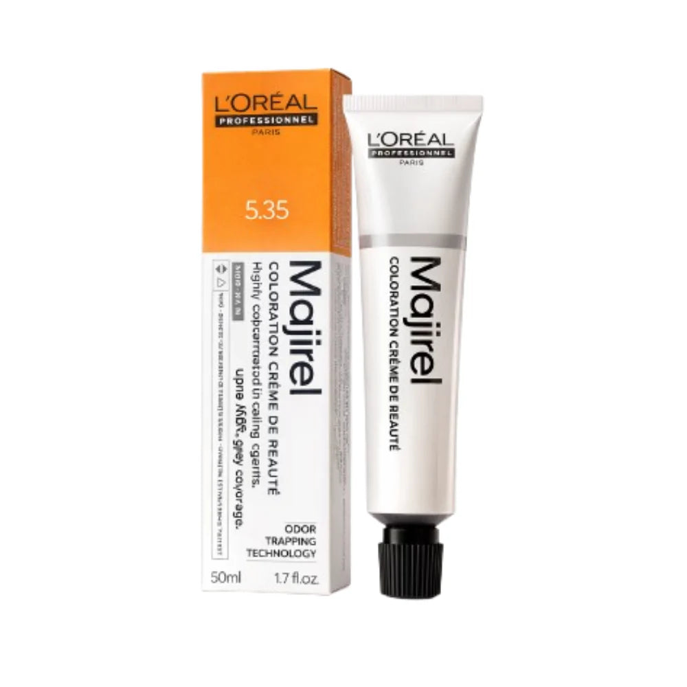 L'Oréal Professionnel Majirel 5.35 Mahogany Golden Light Brown Permanent Hair Colour 50ml