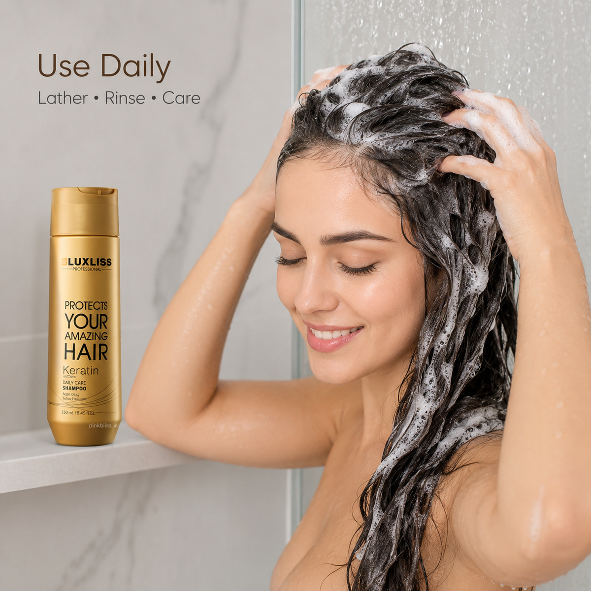 Luxliss Professional Keratin Daily Care Shampoo 250ml