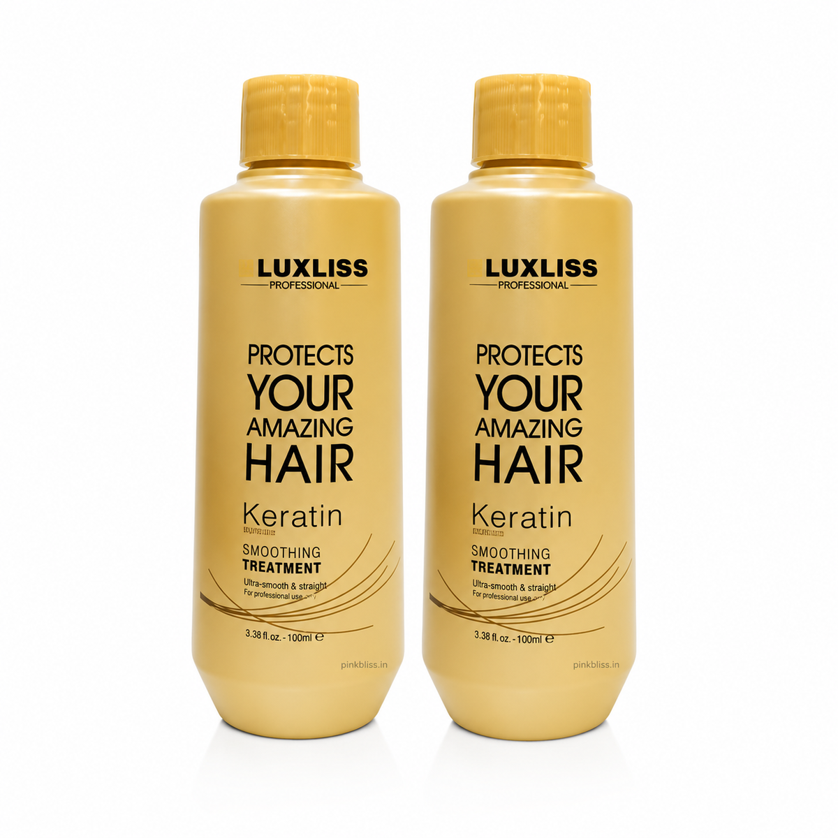 Luxliss Professional Keratin Smoothing Treatment Golden Pack of 2 x 100ml