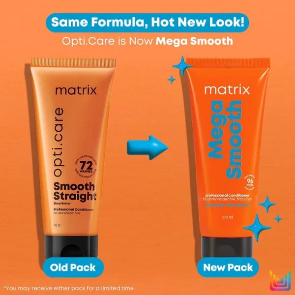 Matrix Mega Smooth Conditioner for Frizzy, Dry & Unmanageable Hair 100ml