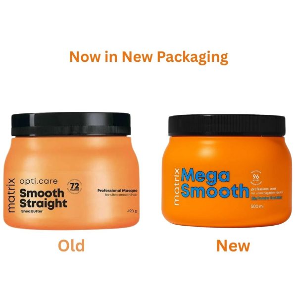 Matrix Mega Smooth Frizz Control Mask with Silk Protein & Shea Butter 500ml