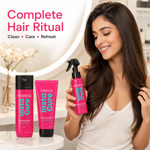 Matrix InstaCure Liquid Protein Shampoo Conditioner & Porosity Spray Trio