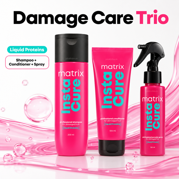 Matrix InstaCure Liquid Protein Shampoo Conditioner & Porosity Spray Trio