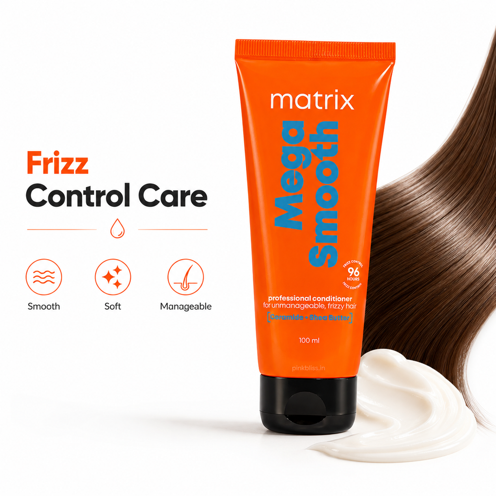 Matrix Mega Smooth Conditioner for Frizzy, Dry & Unmanageable Hair 100ml